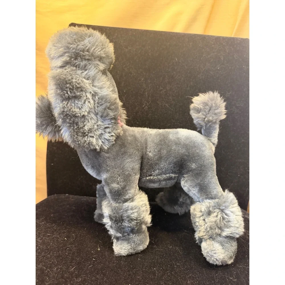 Vintage Dakin Nature Babies Pom Pom Poodle Grey Plush Stuffed Animal 31-1784 NWT